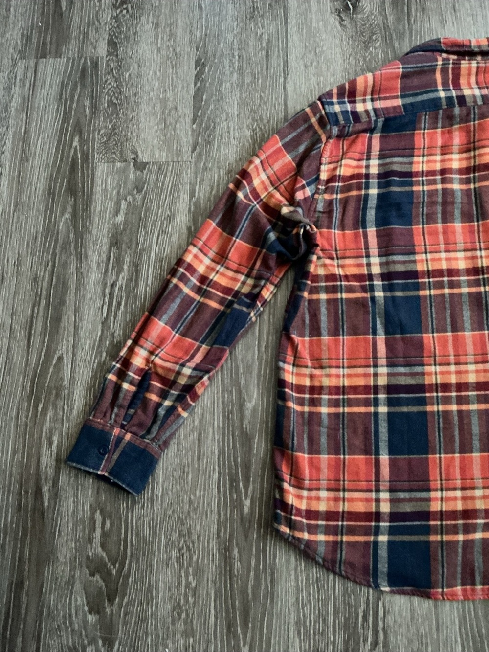 Plaid Button-Up Shirt - Picture 8 of 9